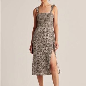 Abercrombie Smocked Midi Dress
